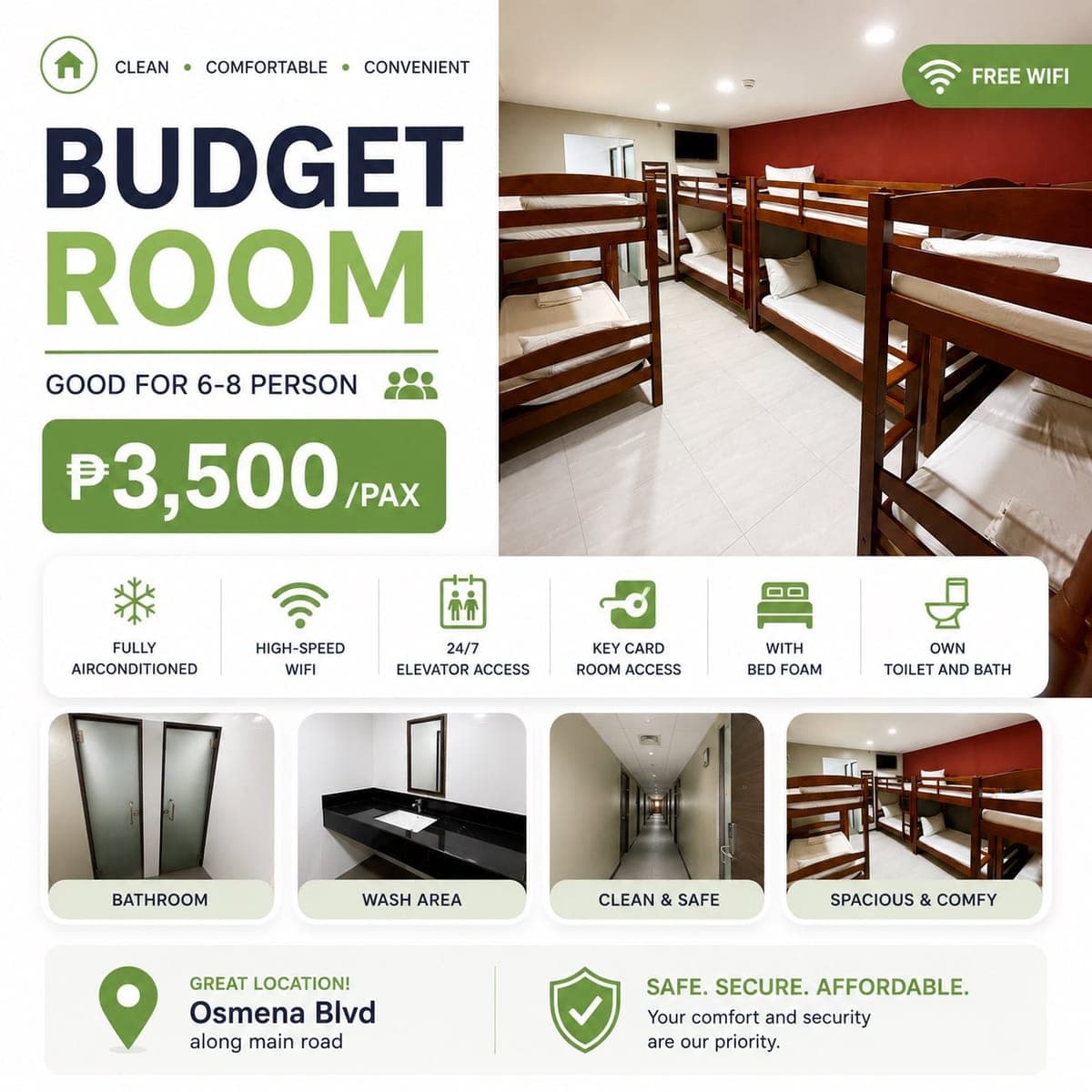 BUDGET ROOM FOR RENT - photo 2