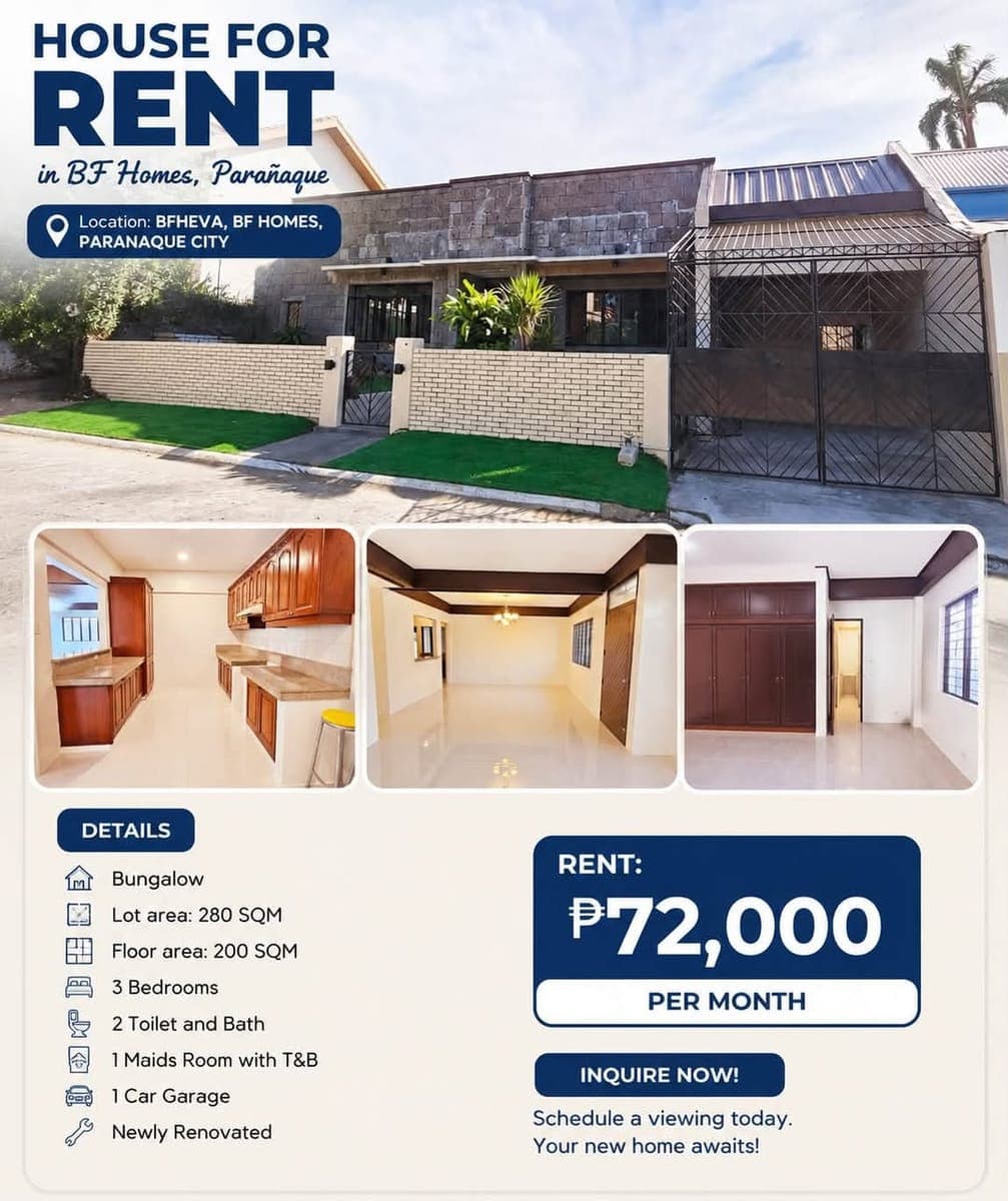 House for Rent in BF Homes, Parañaque - photo 1