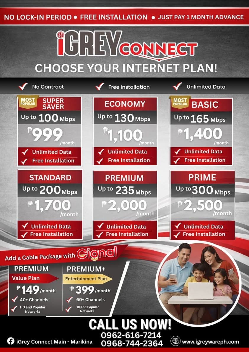 **Stay connected with fast, reliable, and affordable internet from iGREY Connect!** - photo 2