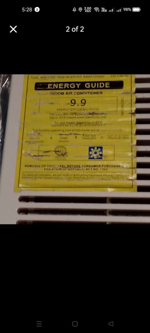 TCL 1 HP NON-INVERTER AIRCONDITIONER - photo 1