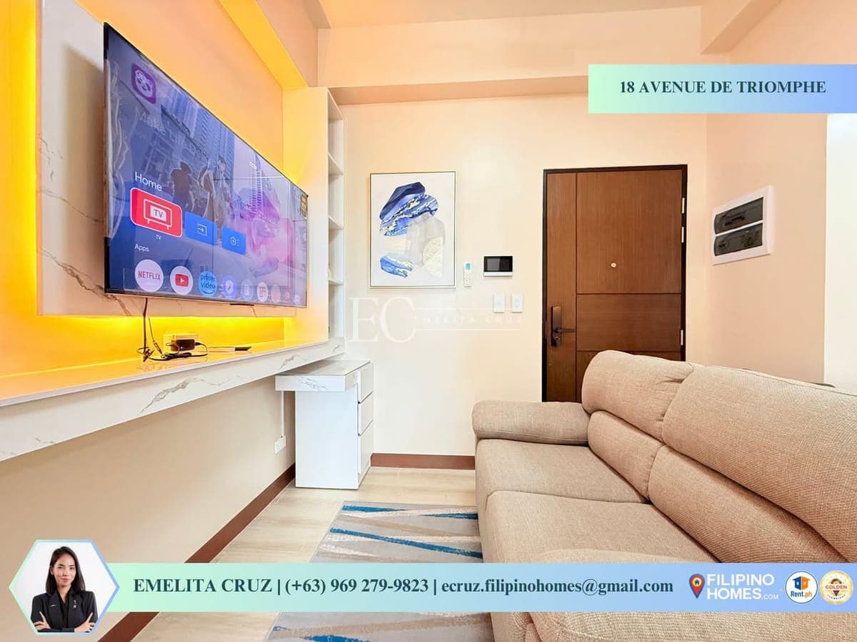 COZY STUDIO FOR LEASE AT 18 AVENUE DE TRIOMPHE, ARCOVIA CITY, PASIG - photo 1