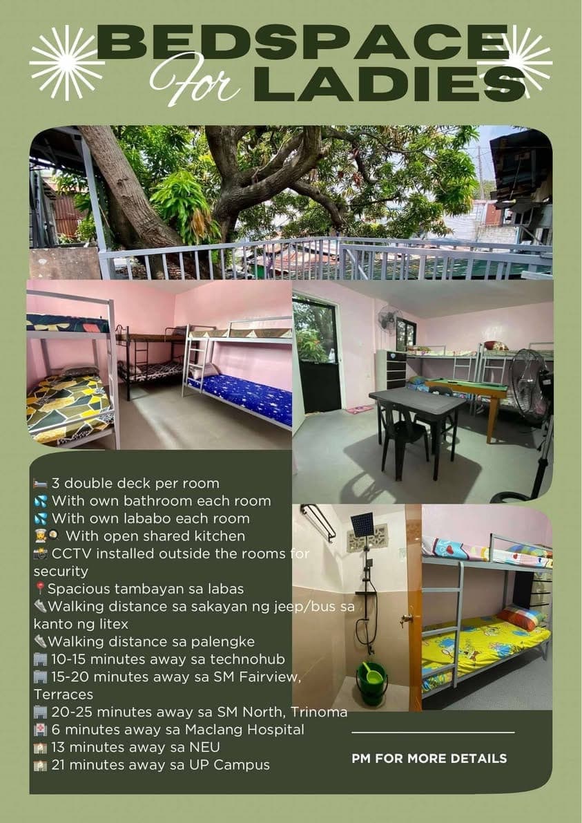 ‼️Bedspace for ladies. 3,500 per month - photo 1