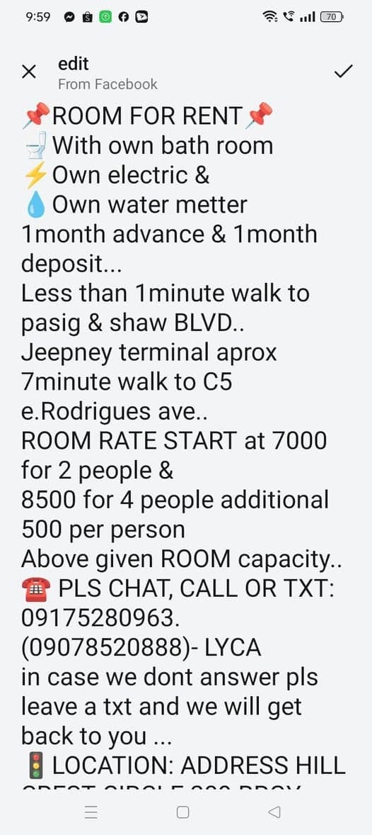 ROOM FOR RENT 7K MONTHLY STUDIO TYPE - photo 1