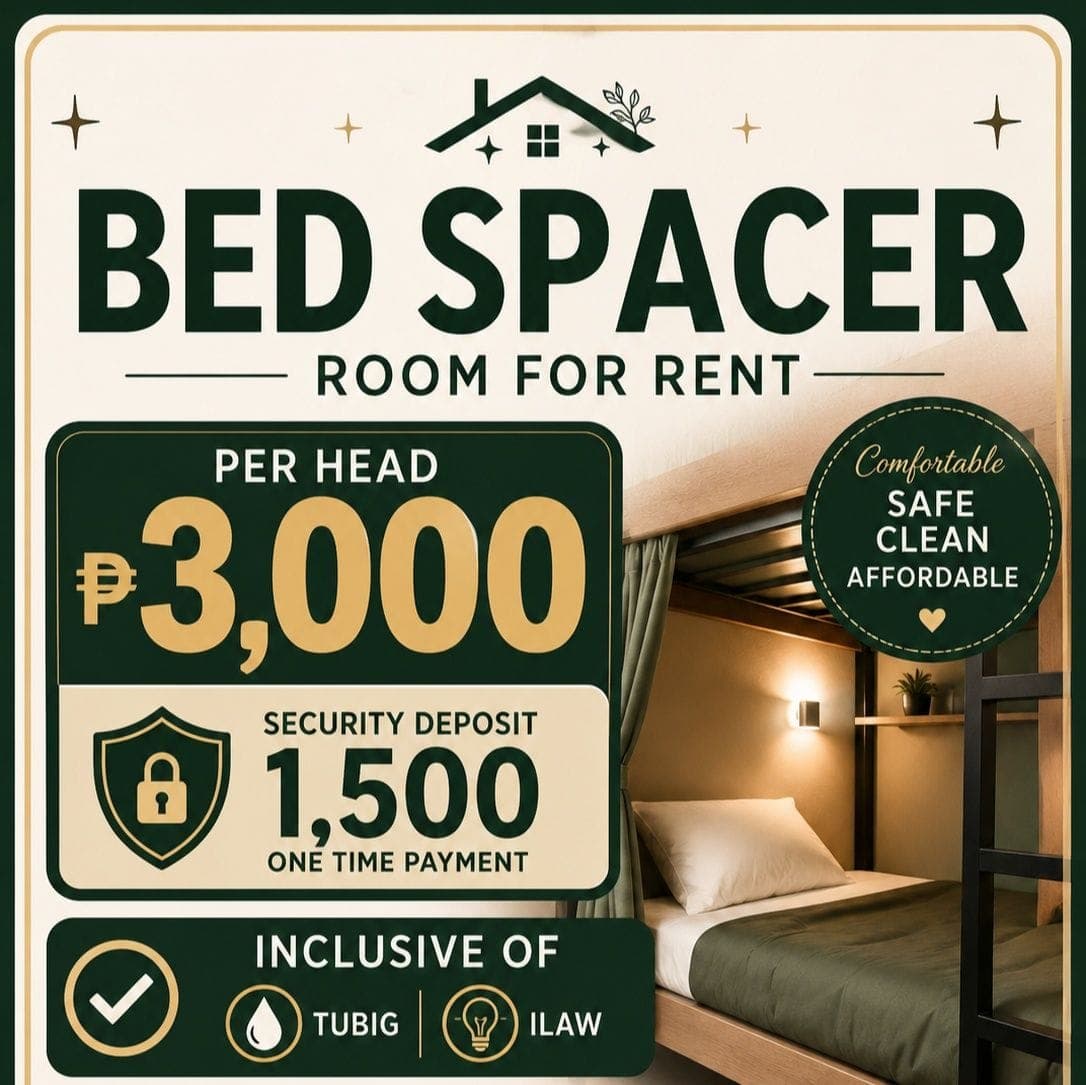 Available Bed spacer new beds and newly renovated unit DM me for inquiries thank you 😊 - photo 2