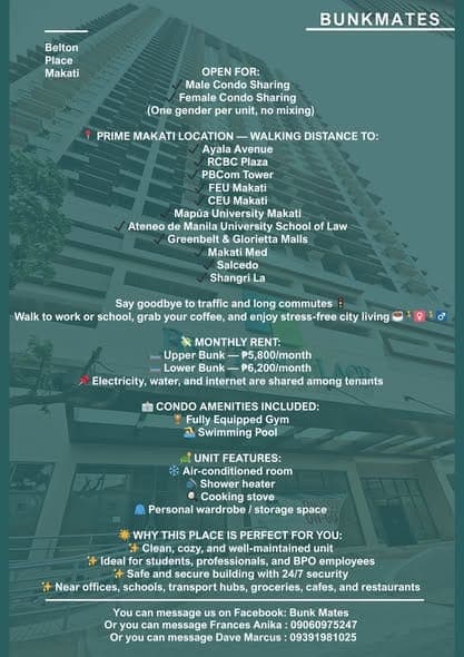 🏙️✨ LIVE & STUDY STEPS AWAY IN MAKATI CITY ✨🏙️ - photo 2