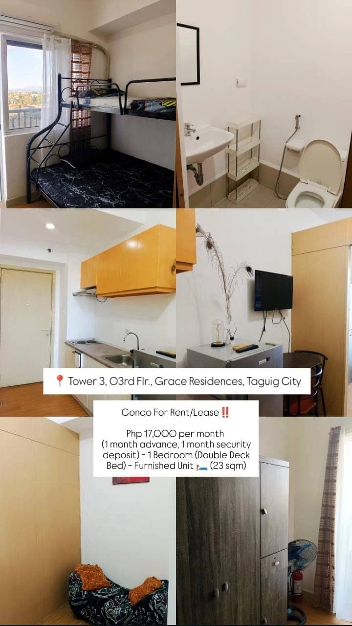 FOR RENT / LEASE @ SMDC Grace Residences 🌇 - photo 1