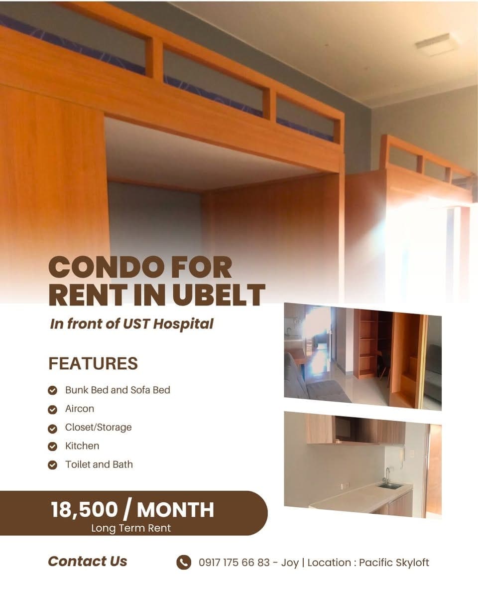 Condo Unit for Rent – Near University of Santo Tomas & Far Eastern University - photo 3