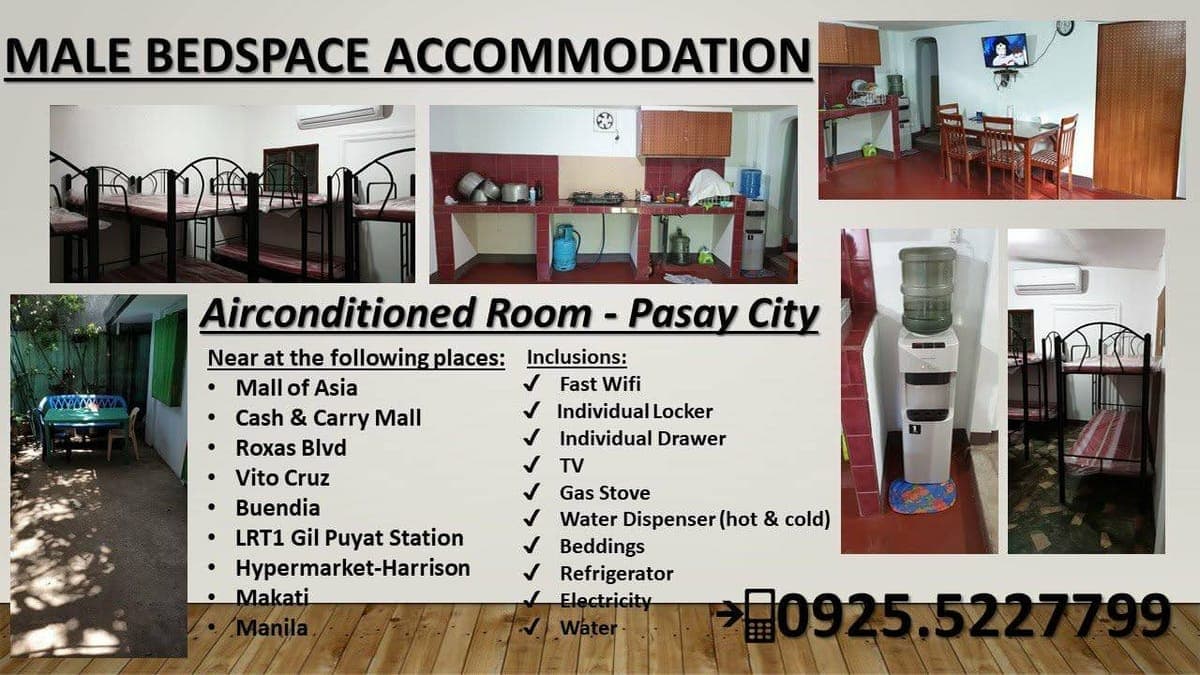 "ALL-IN" AFFORDABLE MALE BEDSPACE ACCOMMODATION – FULLY AIRCONDITIONED ROOM - photo 1
