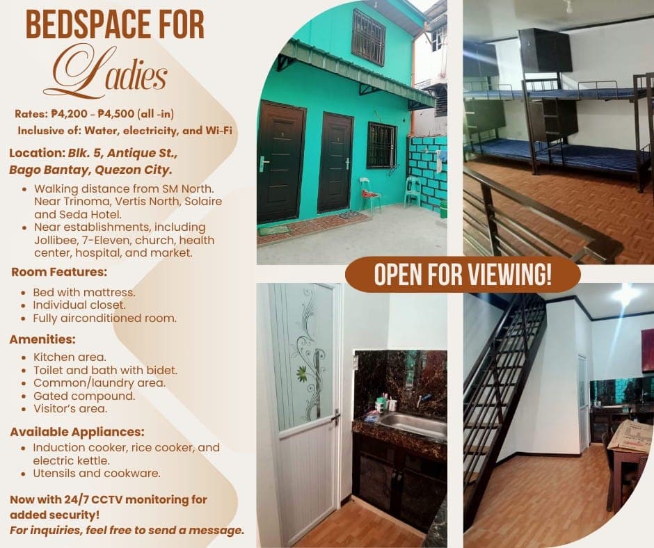 # **Bedspace for Ladies** - photo 1