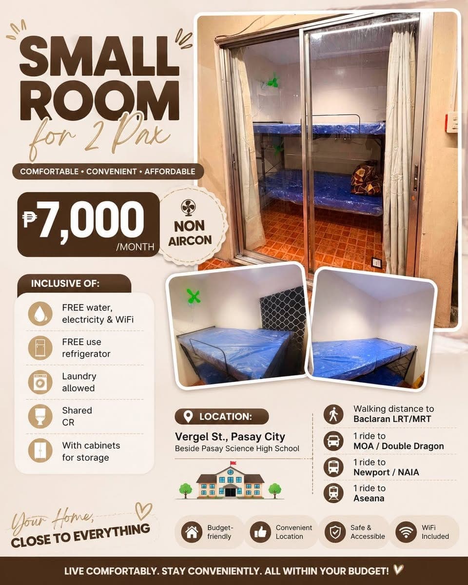 ROOM AND MALE BEDSPACE FOR RENT - photo 2