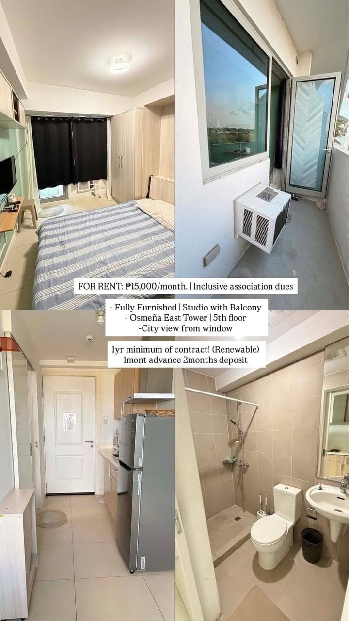 FURNISHED FOR RENT STUDIO UNITS 13K to 16K - photo 1