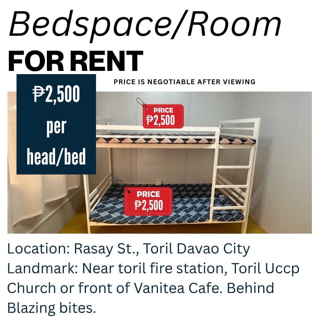 🏠 BEDSPACE / ROOM FOR RENT - photo 1