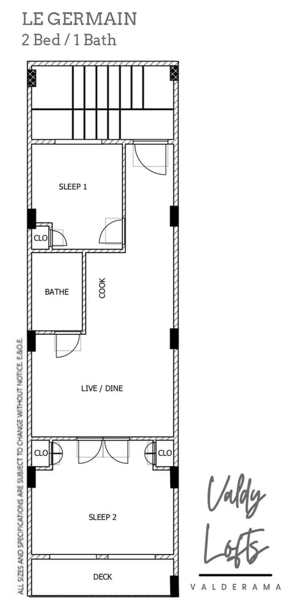 Valdy Lofts | Le Germain | 2 bedroom/1 bath suite, with balcony - 23k/mth. - photo 3