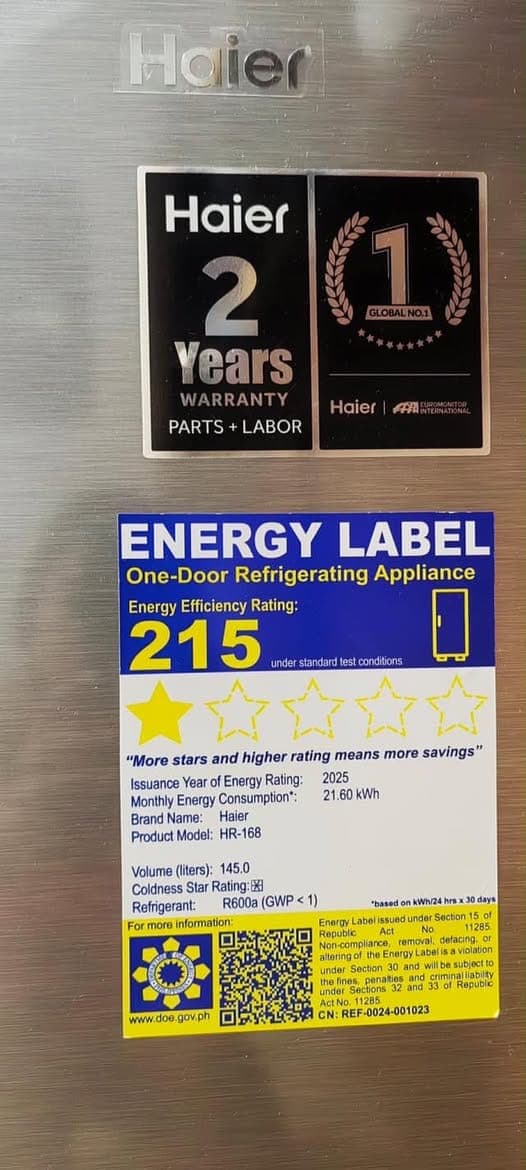 1 door Haier w/freezer - photo 4