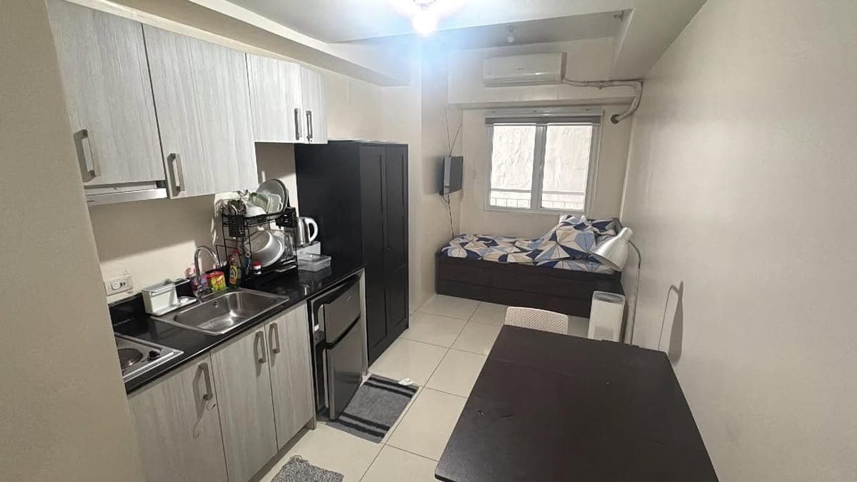 Fully Furnished Studio Condo Unit For Rent - 12th Floor at Green Residences - photo 1