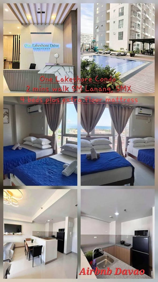 For Rent at One Lakeshore Condo, Lanang Davao city - photo 2