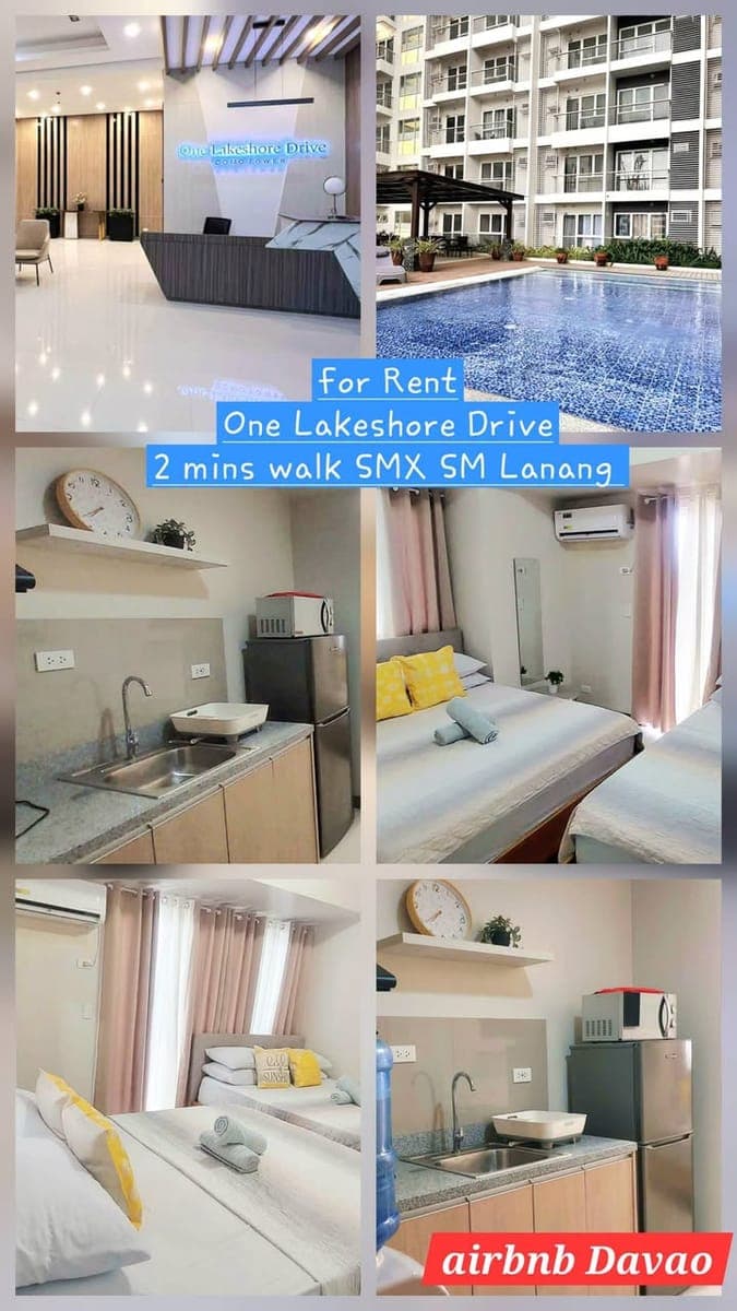 For Rent at One Lakeshore Condo, Lanang Davao city - photo 4