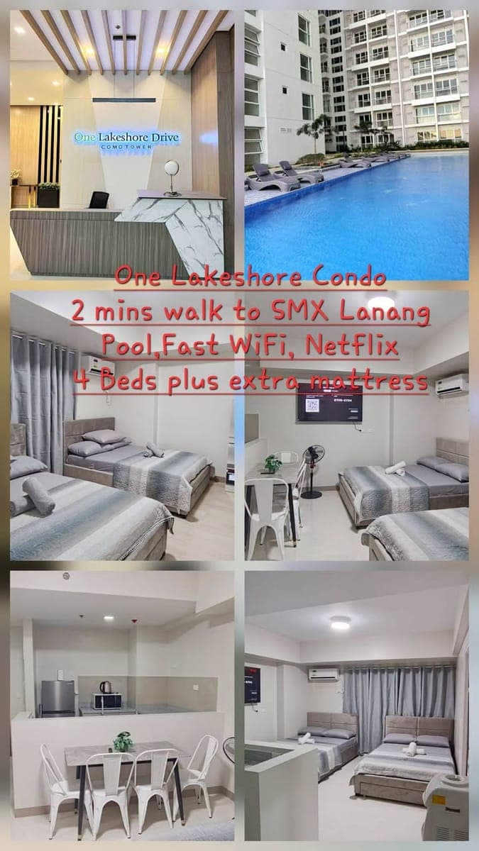 For Rent in One lakeshore Condo Lanang, Northpoint Camella Bajada, Diamond Heights Communal, Evissa... - photo 3