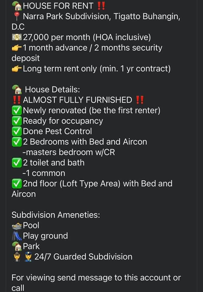 HOUSE FOR RENT IN NARRA PARK - TIGATTO‼️ - photo 1