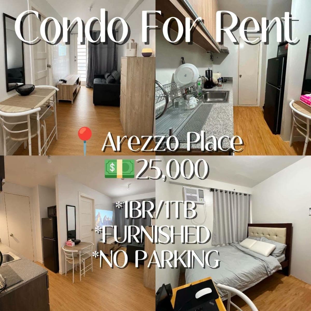 🏢 1-Bedroom Condo for Rent – Arezzo Place Condominium, Sasa, Davao City - photo 1