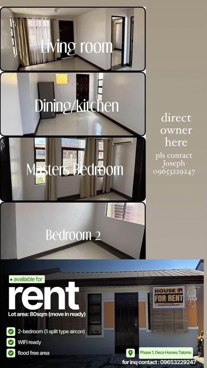 🏡 BUNGALOW HOUSE FOR RENT – DECA TALOMO, DAVAO CITY - photo 2