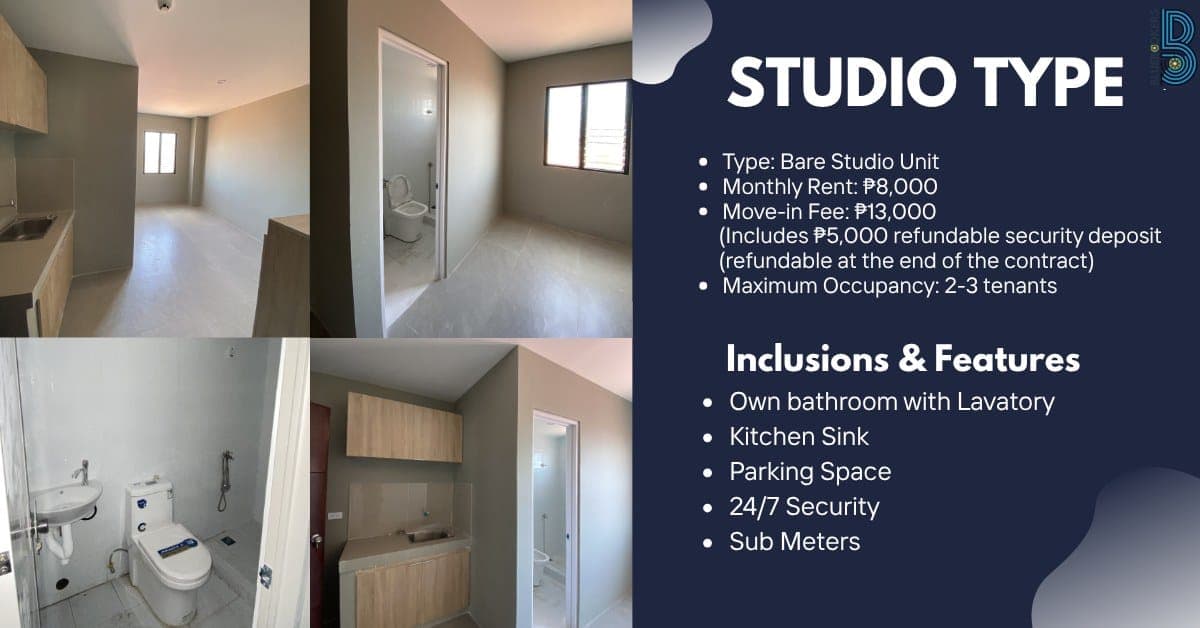 Affordable Studio Unit for Rent – Balibago, Angeles City - photo 3