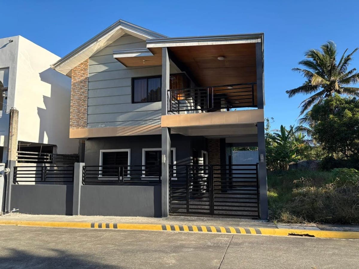 FOR RENT BRANDNEW HOUSE 3brm 3tb car garage big space sa likod at harap pwedeng mag tanim ng mga hal... - photo 1