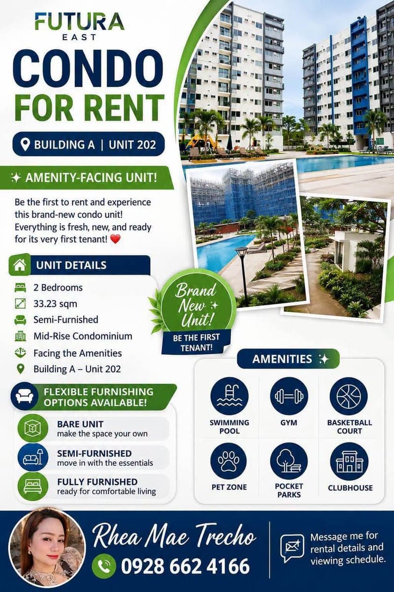 π‘ FUTURA EAST CONDO FOR RENT π‘ - photo 1