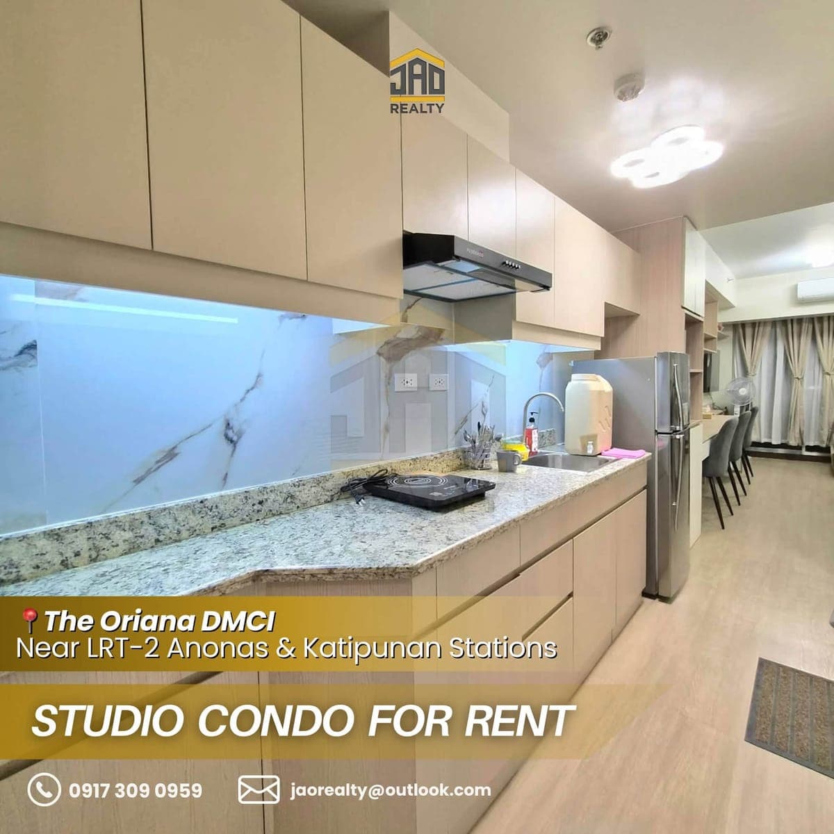 Studio Condo for Rent along Aurora Boulevard - photo 1
