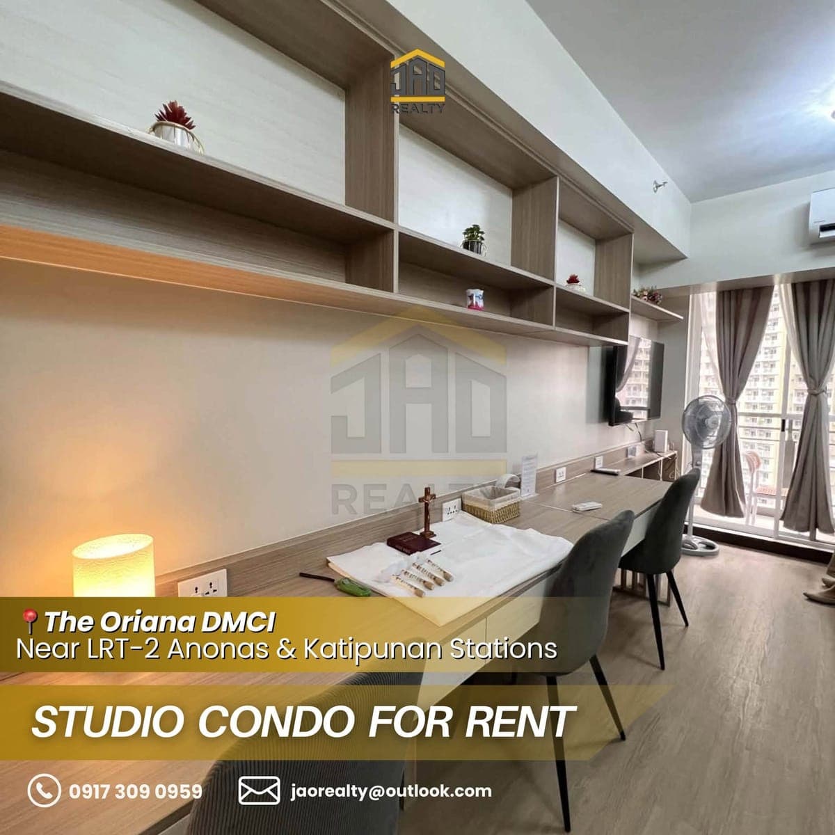 Studio Condo for Rent along Aurora Boulevard - photo 1