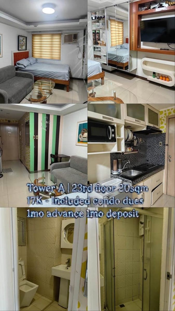 CONDO UNITS FOR RENT Here in📍SMDC MPlace Condominium Mother Ignacia |Panay Ave. Brgy. South Triangl... - photo 1