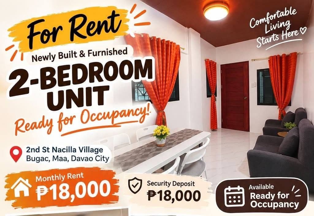⨠FOR RENT ā NEWLY BUILT & FULLY FURNISHED! ⨠- photo 1