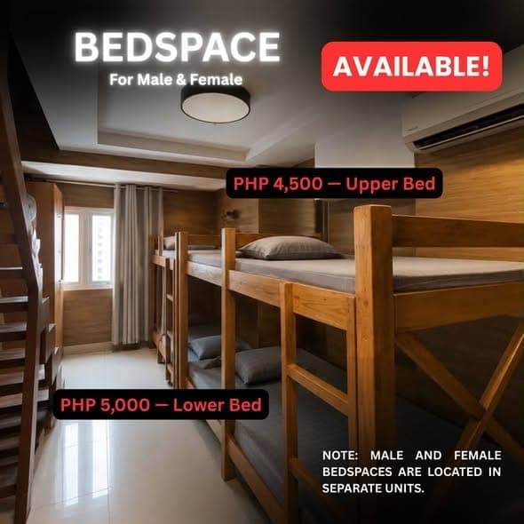 **MOVE IN ASAP!! LF FEMALE AND MALE TENANTS (4,500 Upper Bed and 5,000 Lower Bed)** - photo 1